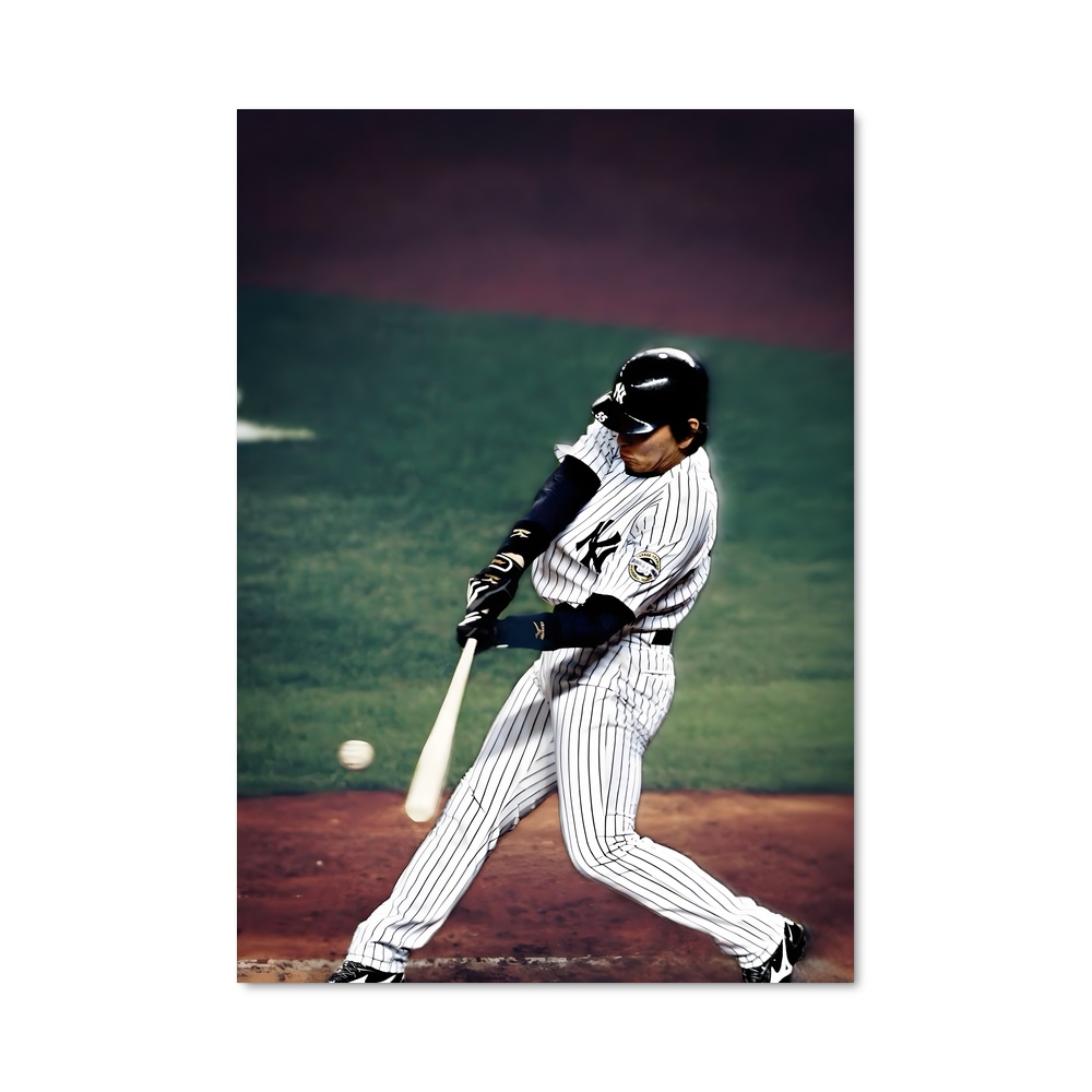 Poster Hideki matsui – affiche Baseball